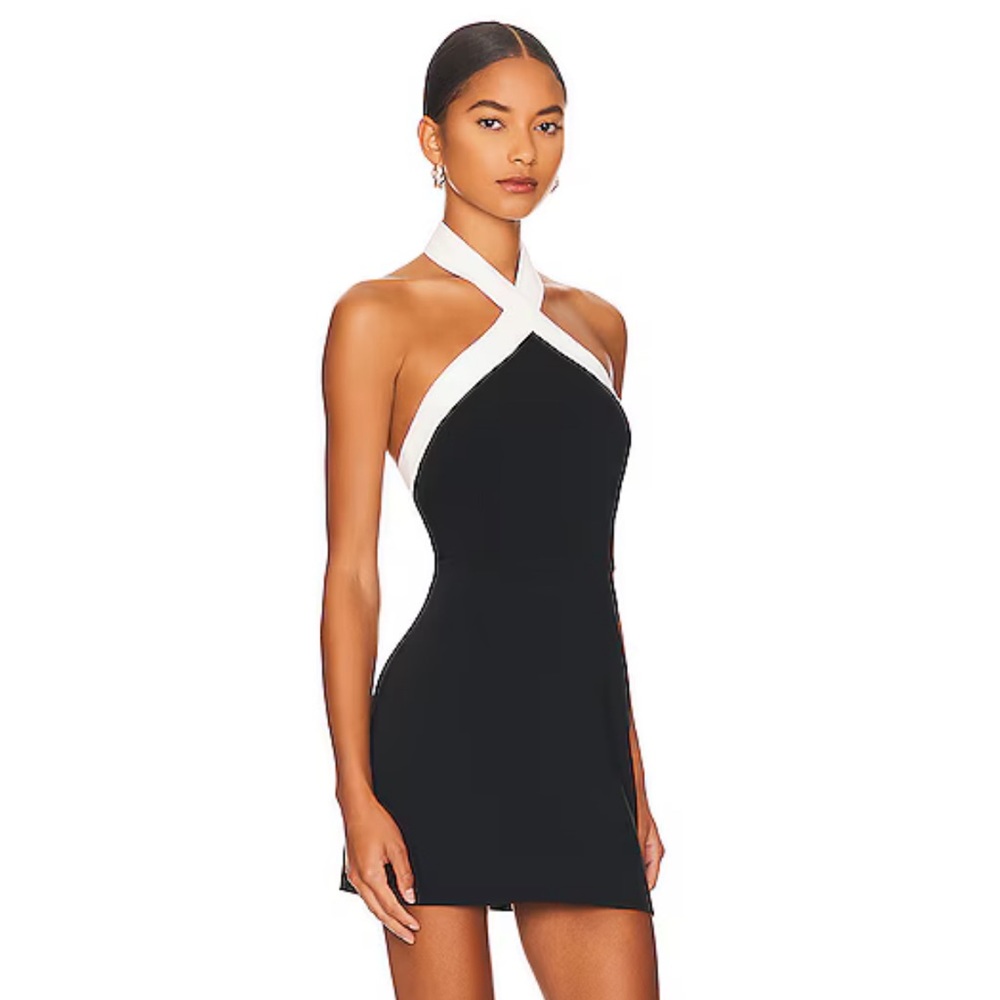 SUPERDOWN lightly worn short black dress